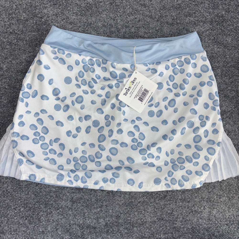 Turtles & Tees Girls Jade Skort Party Animal Golf Tennis Skirt Youth XL 14/16
